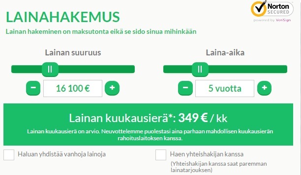 Rahalaitoksen lainahakemus on helppo jättää vaikka älypuhelimella!
